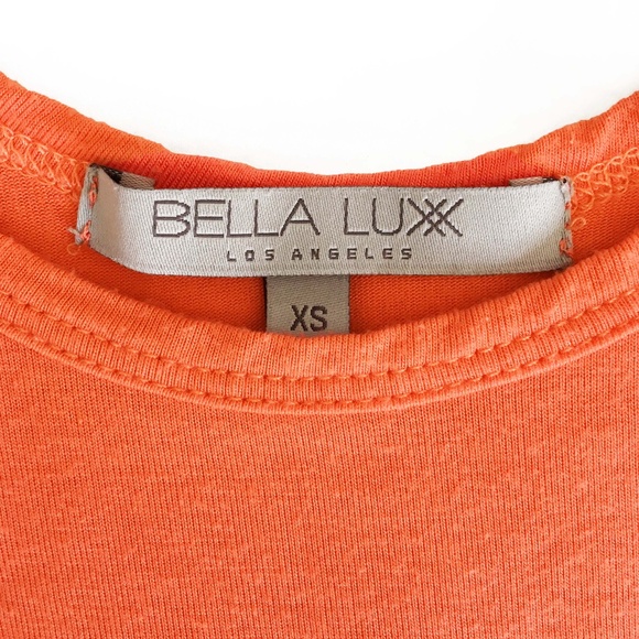 BELLA LUXX Orange Tank Ruched Dress - Picture 3 of 7